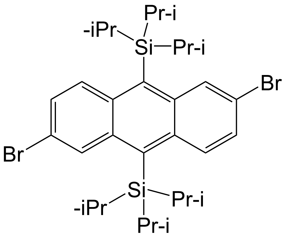 2,6-dibromo-9,10-di (triisopropylsilyl)anthracene